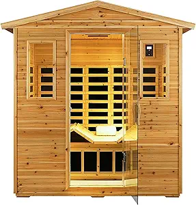 Outdoor Sauna 3 person infrared sauna 