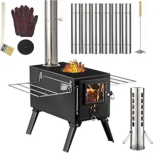 Hot Tent Stove, AVOFOREST Wood Burning Stove